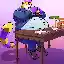 Lunch at Ones Desk - [Horatio Commission]