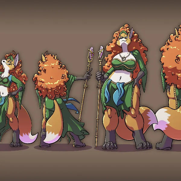 Sorcerous Vixen - [Anon Commission]