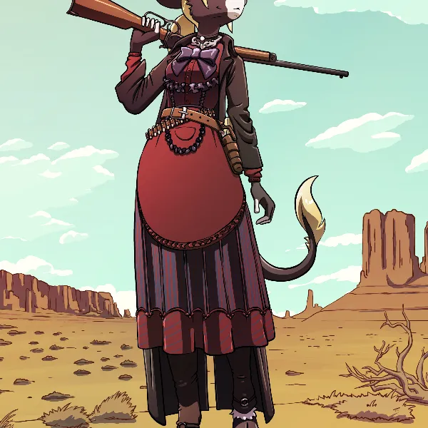 Wild Girl Out West - [Alice Commission]