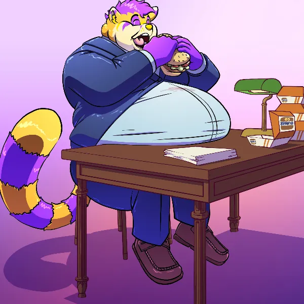 Lunch at Ones Desk - [Horatio Commission]